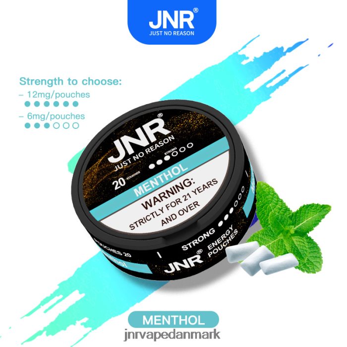 JNR Vape Danmark - jnr energiposer menthol Z4LN102
