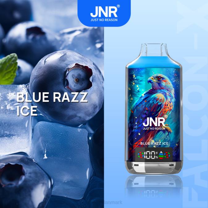 JNR FALCON x blå razz is T20B1 JNR Vape Shop