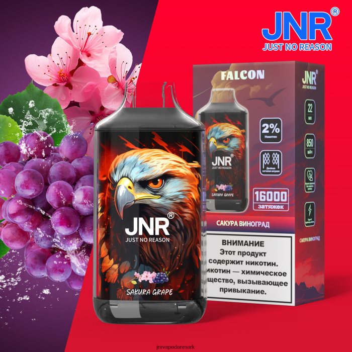 JNR Vape Review - jnr falk sakura drue uden frugt Z4LN226