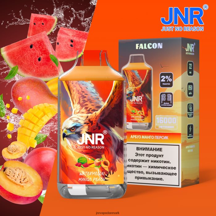 JNR Vape Shop - jnr falk vandmelon mango fersken uden frugter Z4LN231