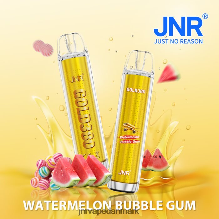 JNR Vape Copenhagen - jnr guld380 vandmelon tyggegummi Z4LN53