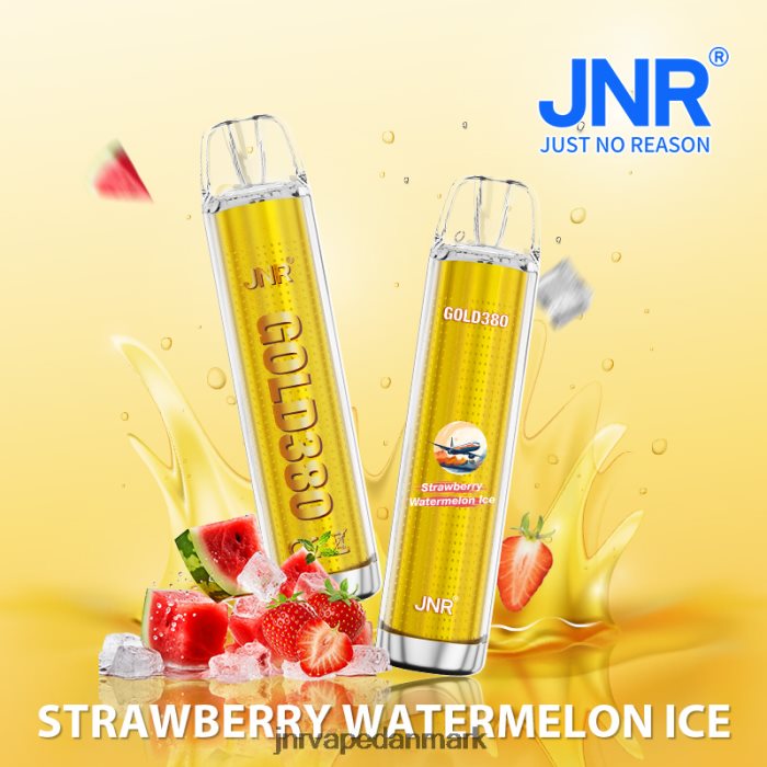JNR Vape Review - jnr guld380 jordbær vandmelon is Z4LN46