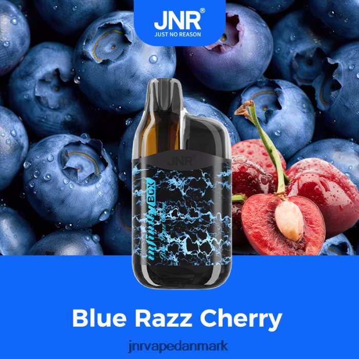 JNR Vape Nicotine - jnr infinity box blå razz kirsebær Z4LN77