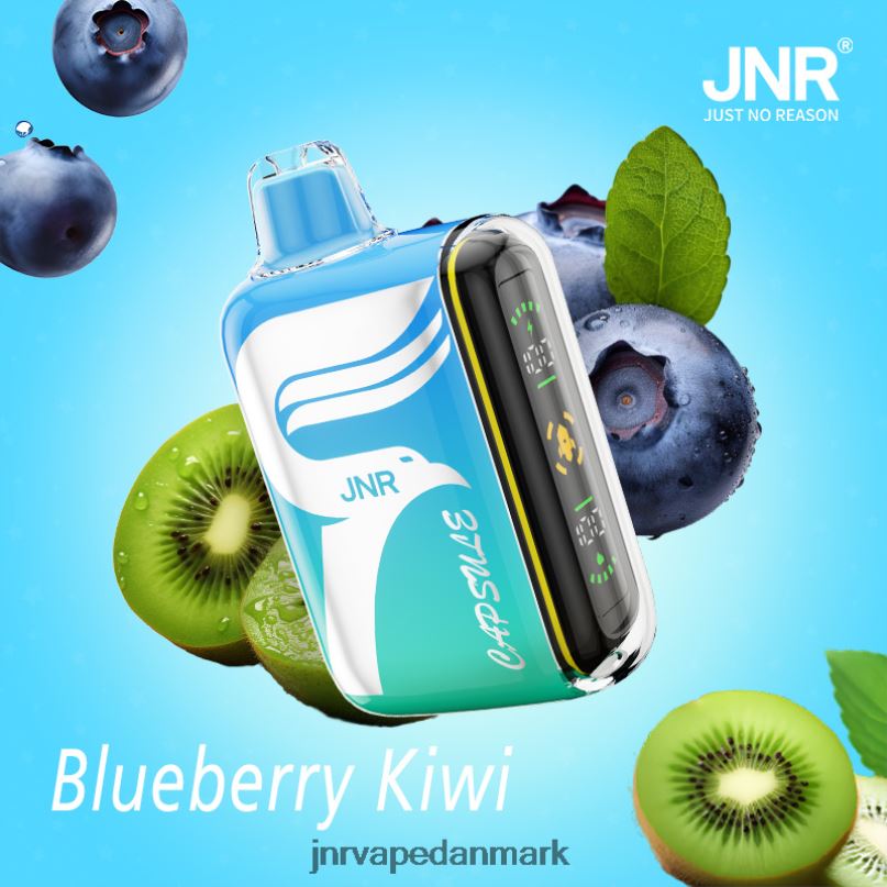 JNR kapsel blåbær-kiwi 6RXN55 JNR Vape Review