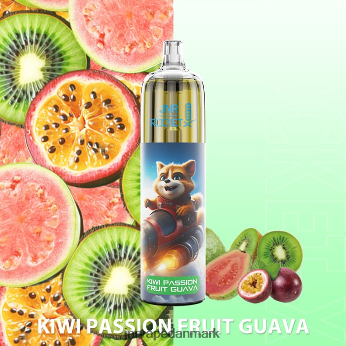 JNR Vape Copenhagen - jnr raket-x kiwi passionsfrugt guava Z4LN123
