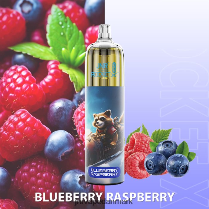 JNR Vape Nicotine - jnr raket-x blåbær hindbær Z4LN117