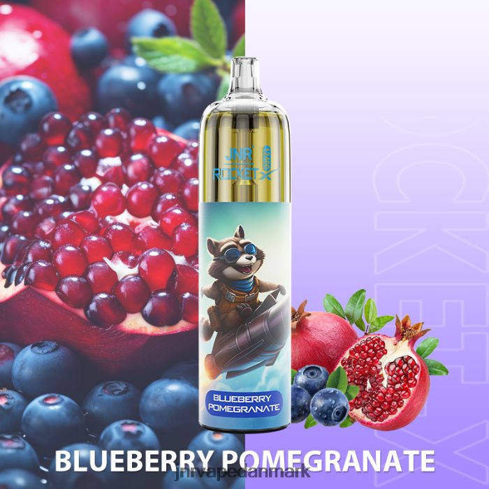 JNR Vape Review - jnr raket-x blåbær granatæble Z4LN116