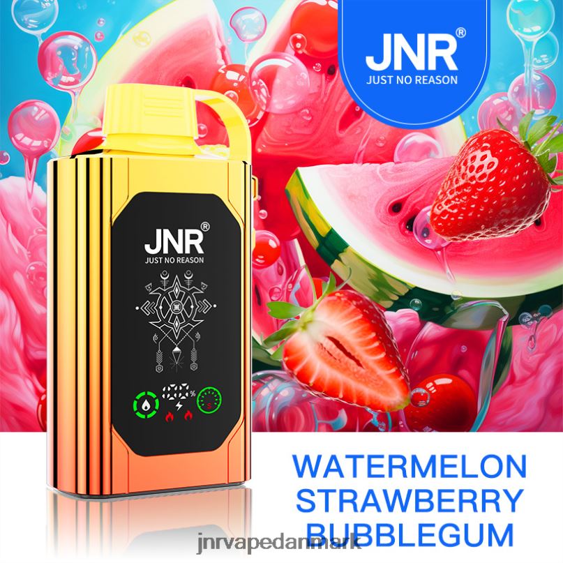 JNR SHISHA boks vandmelon jordbær tyggegummi 6RXN86 JNR Vape Nicotine