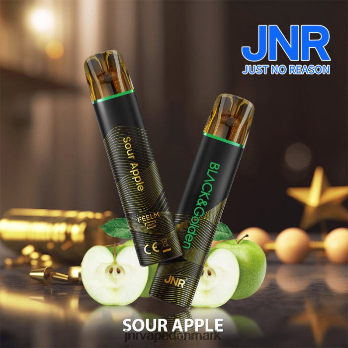 JNR Vape Danmark - jnr sort & gloden surt æble Z4LN282