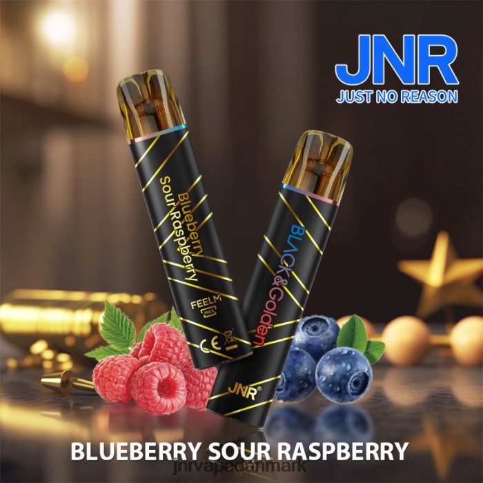 JNR Vapes Factory - jnr sort & gloden blåbær sur hindbær Z4LN274
