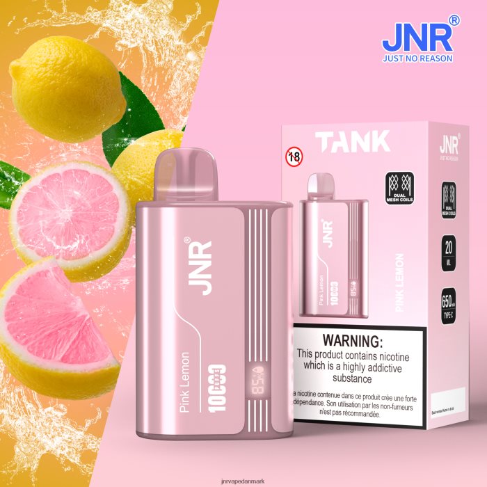 JNR Vape Danmark - jnr tank lyserød citron Z4LN32