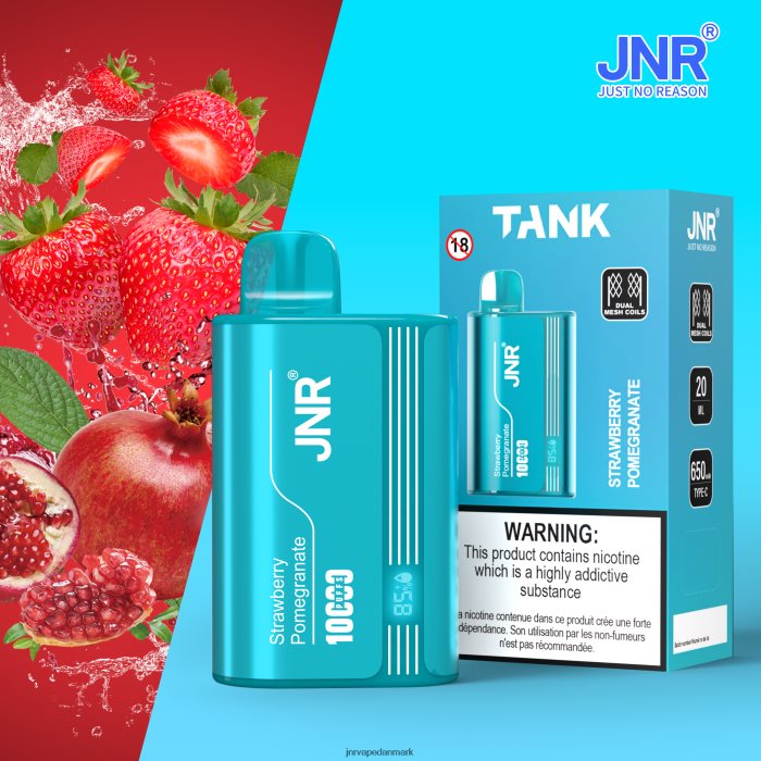 JNR Vape Nicotine - jnr tank jordbær granatæble Z4LN27