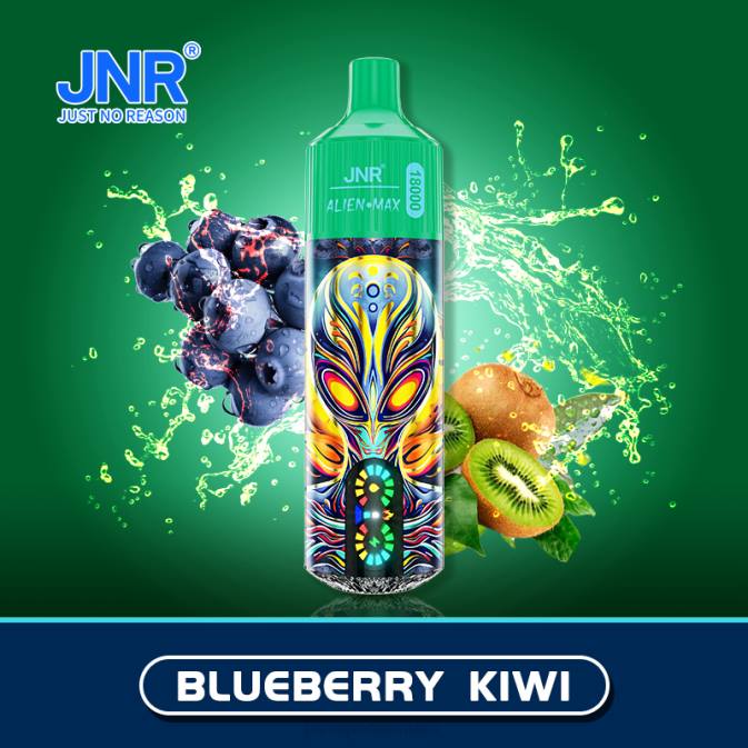 JNR ALIEN max blåbær kiwi T20B32 JNR Vape Danmark