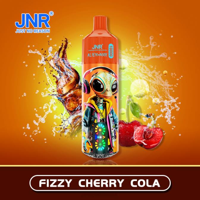 JNR ALIEN max brusende kirsebær cola T20B36 JNR Vape Review