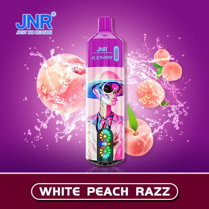 JNR ALIEN max hvid fersken razz T20B20 JNR Vape Pods