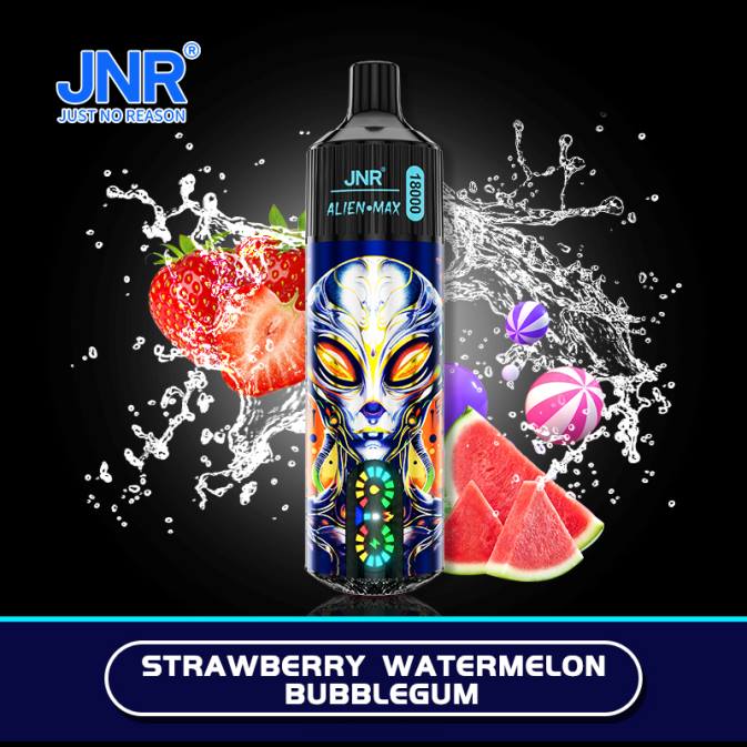 JNR ALIEN max jordbær vandmelon tyggegummi T20B24 JNR Vapes Factory
