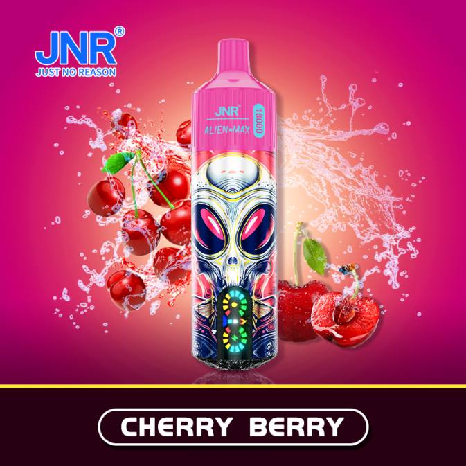 JNR ALIEN max kirsebærbær T20B26 JNR Vape Review