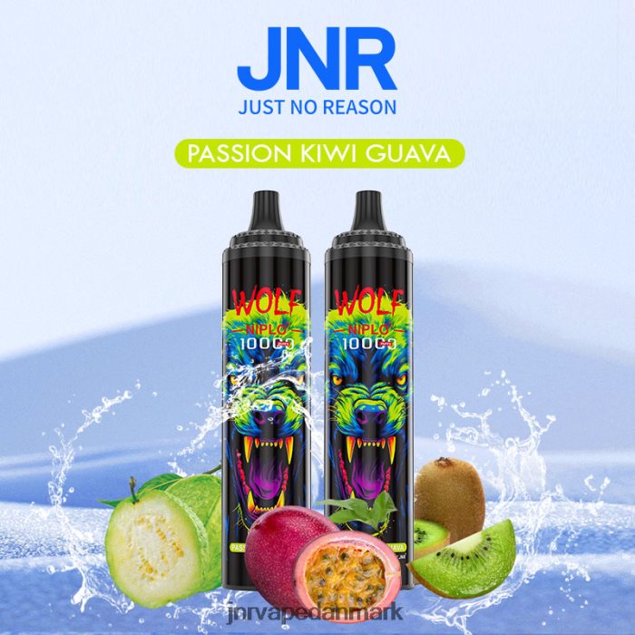JNR Vape Danmark - jnr ulv niplo passion kiwi guava Z4LN352
