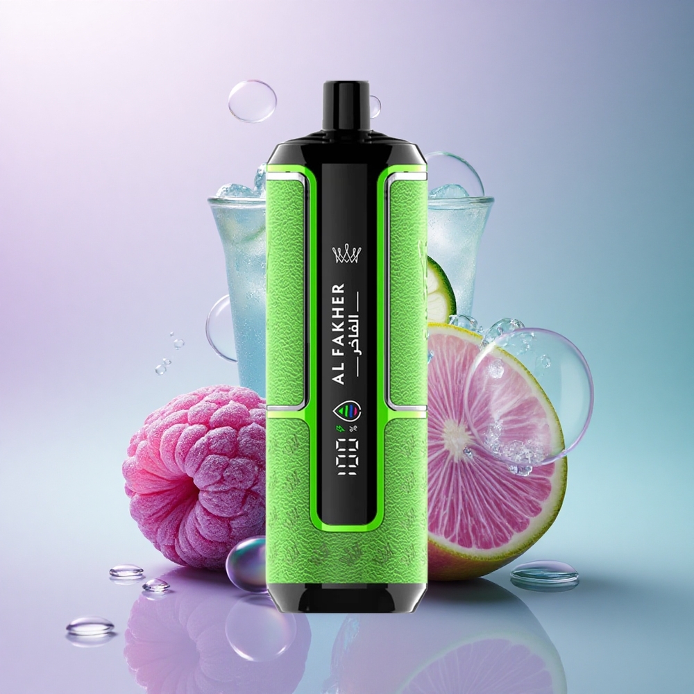 Al Fakher Crown Bar 15K Hypermax Blå Hindbær Lemonade 600mAh 6mg Nikotin