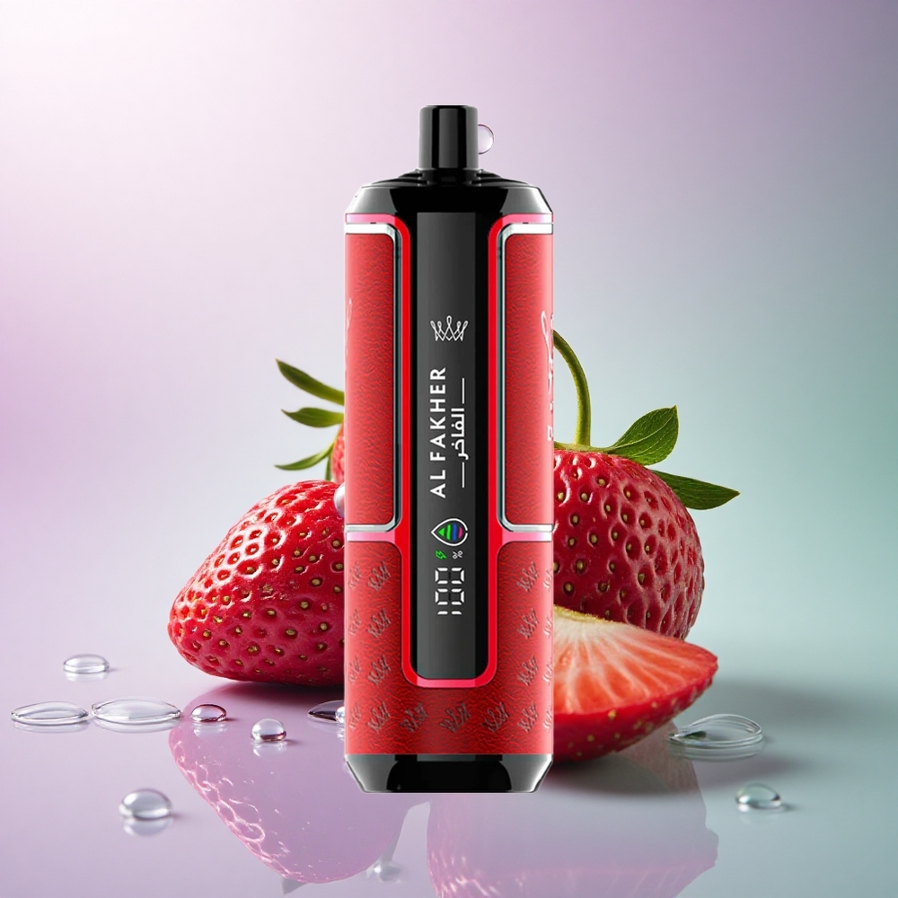 Al Fakher Crown Bar 15K Hypermax Jordbær Punch 22ml 600mAh 6mg Nikotin