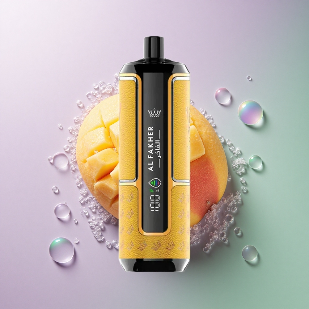 Al Fakher Crown Bar 15K Hypermax Mango Is med 6mg nikotin og 600mAh batteri
