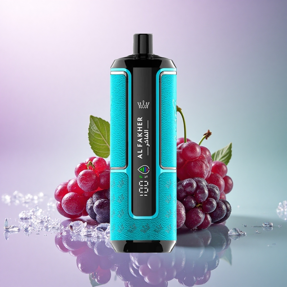 Al Fakher Crown Bar 15K Hypermax Solbær Is med 600mAh og 6mg nikotin