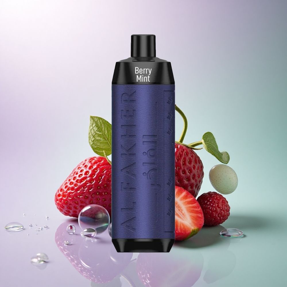 Al Fakher Crown Bar 8000 Crystal Bær Mynte med 600 mAh og 5 mg nikotin