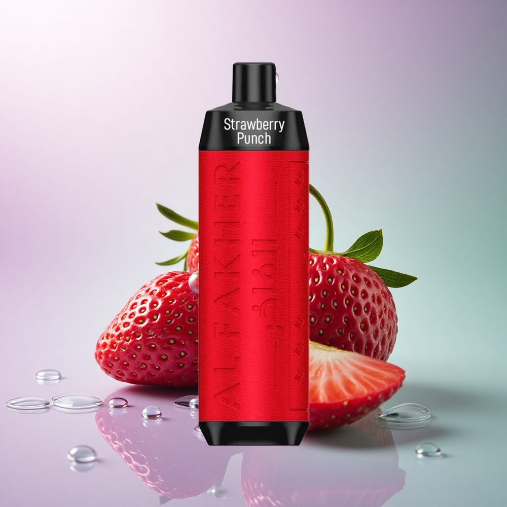 Al Fakher Crown Bar 8000 Crystal Jordbær Punch med 5mg nikotin og 600mAh