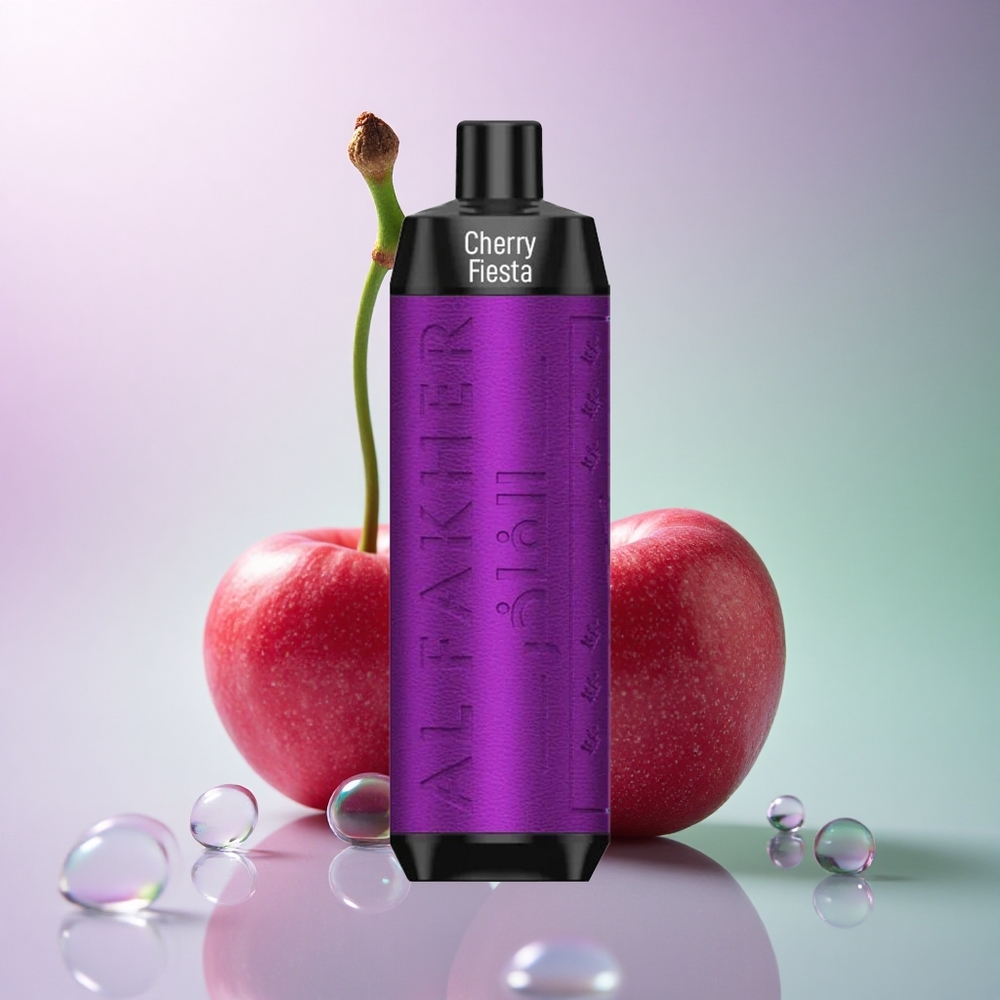 Al Fakher Crown Bar 8000 Crystal Kirsebær Fest med 5mg nikotin og 600mAh