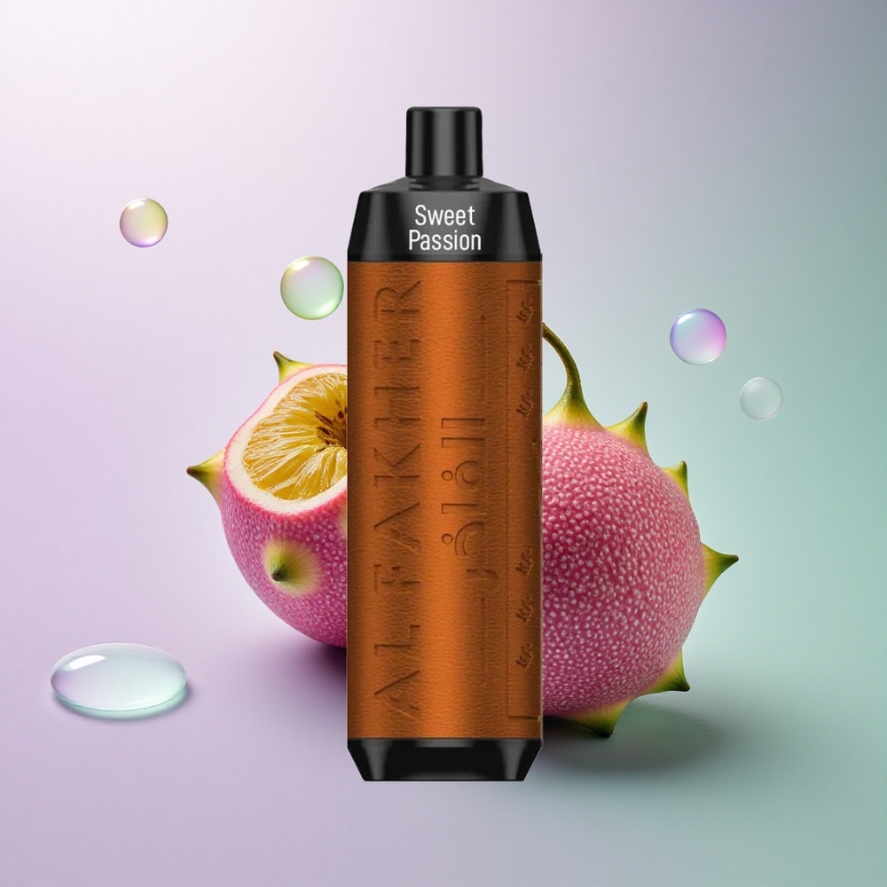 Al Fakher Crown Bar 8000 Crystal Sød Passionsfrugt 600mAh Type-C 5mg Nikotin