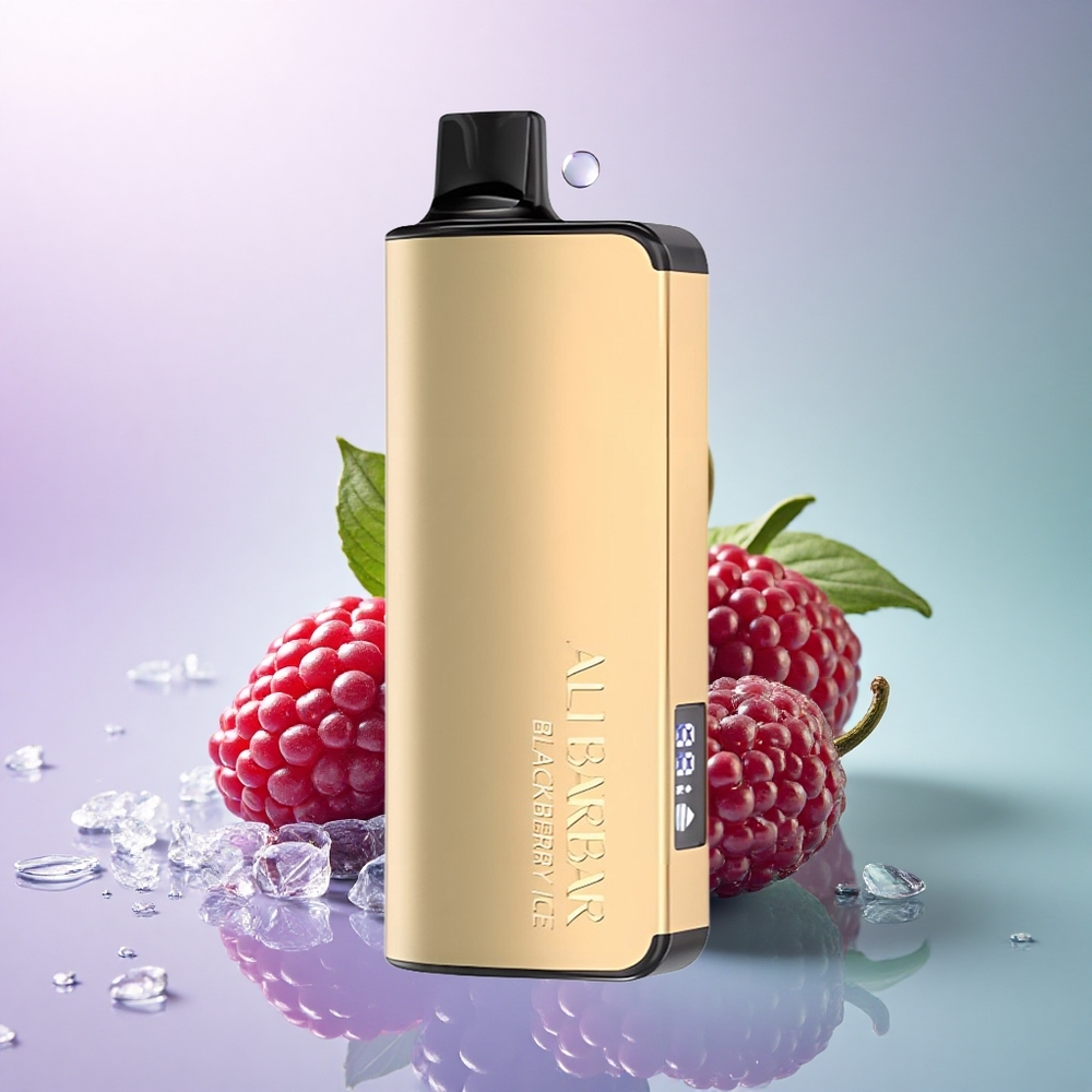 Alibarbar Ingot 9000 Puffs Brombær Is med 2350mAh