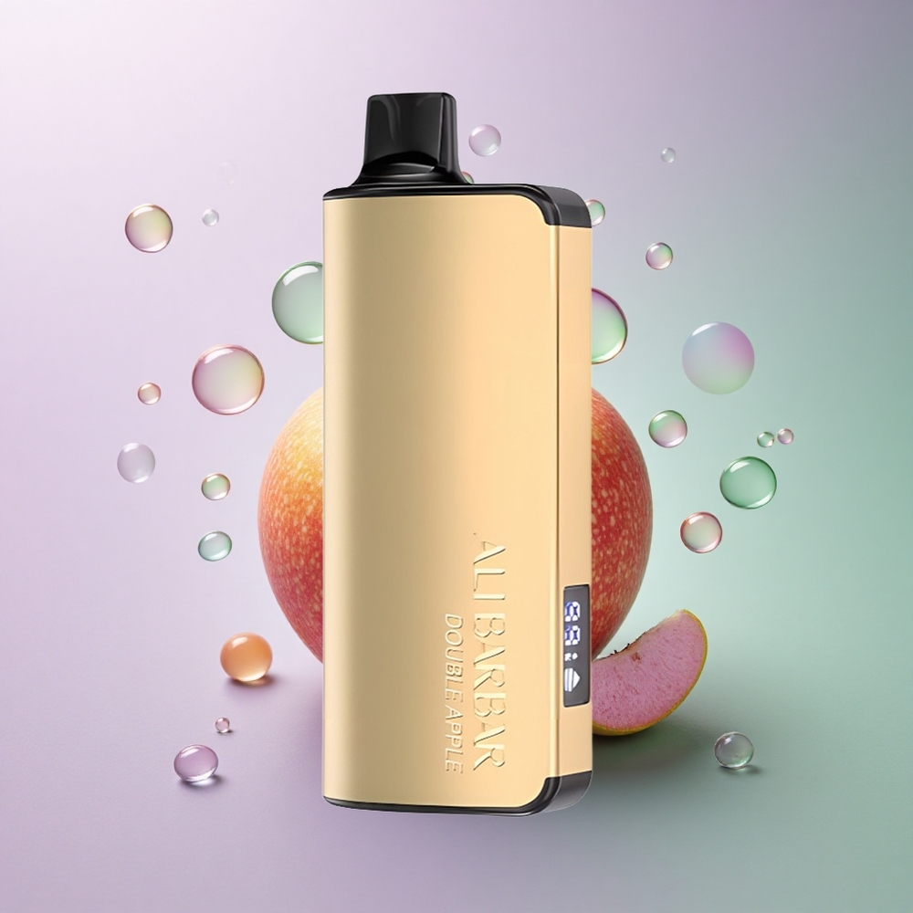 Alibarbar Ingot 9000 Puffs Dobbelt Æble 22ml 2350mAh