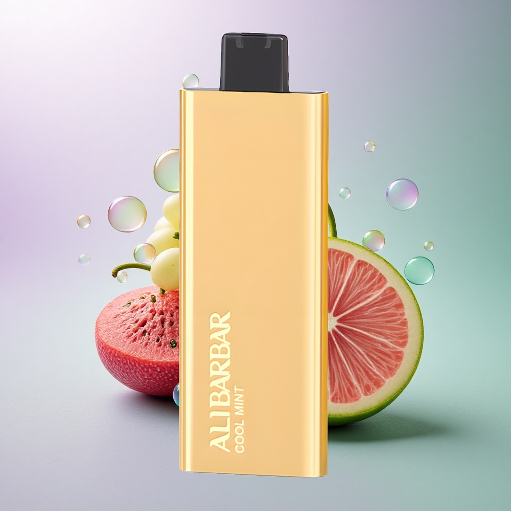 Alibarbar Pandora 7000 Puffs Kølig Mynte 17 ml 1.0 Ohm