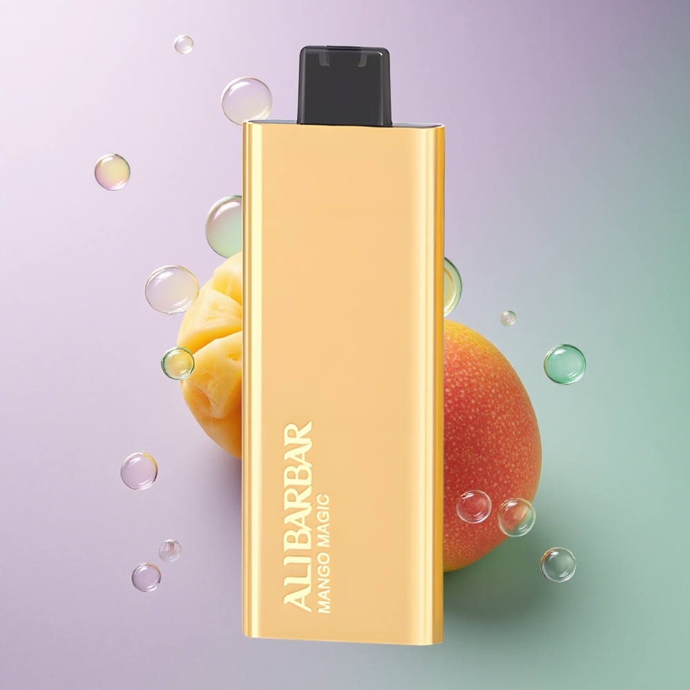 Alibarbar Pandora 7000 Puffs Mango Magi med 17 ml væske og 1,0 Ohm modstand