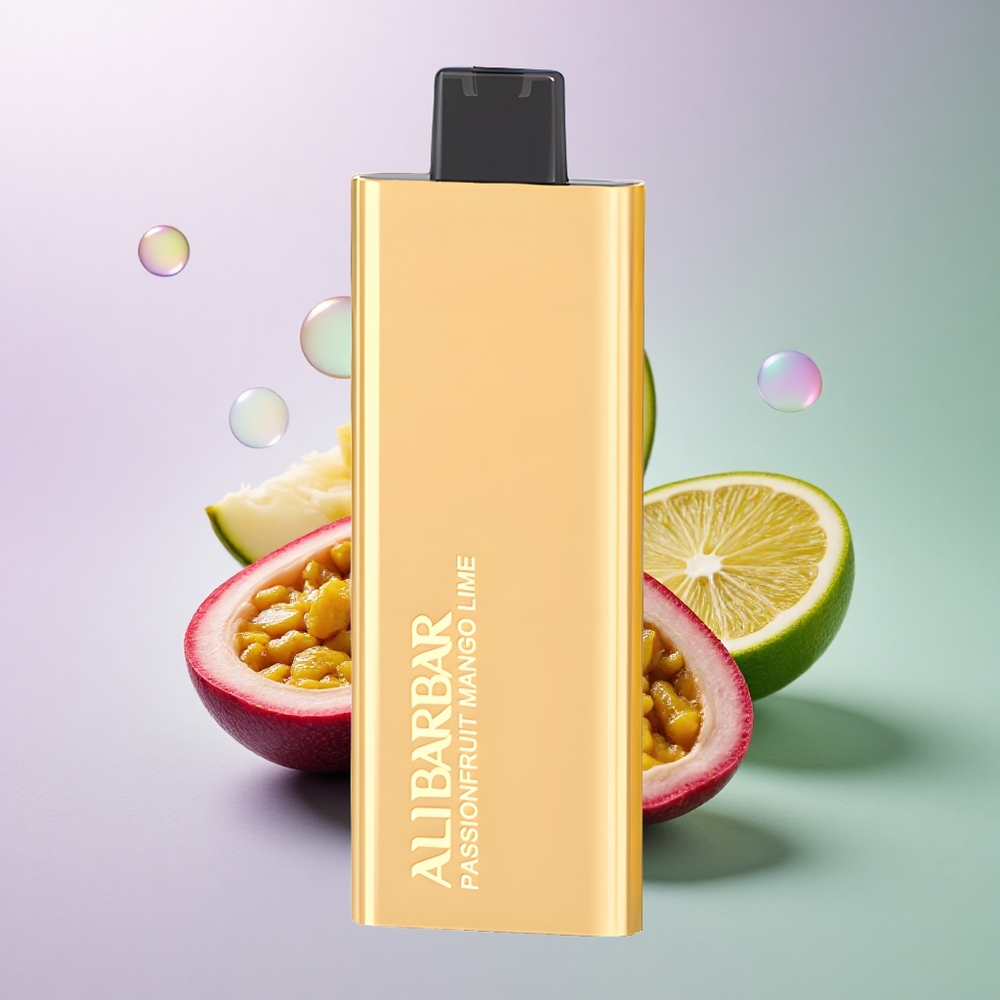 Alibarbar Pandora 7000 Puffs Passionsfrugt Mango Lime 17 ml 1.0 Ohm