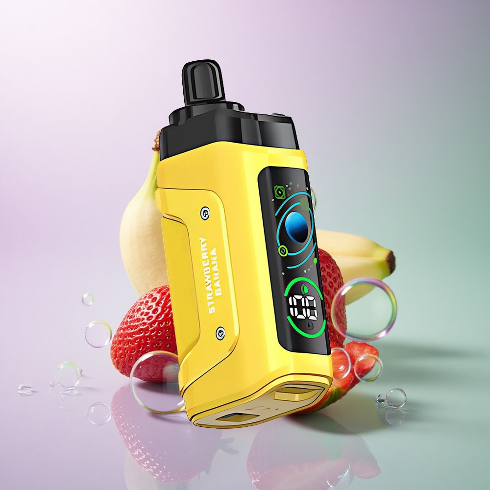 Razz Bar 45000 Puffs Jordbær Banan Type-C Opladning 650 mAh