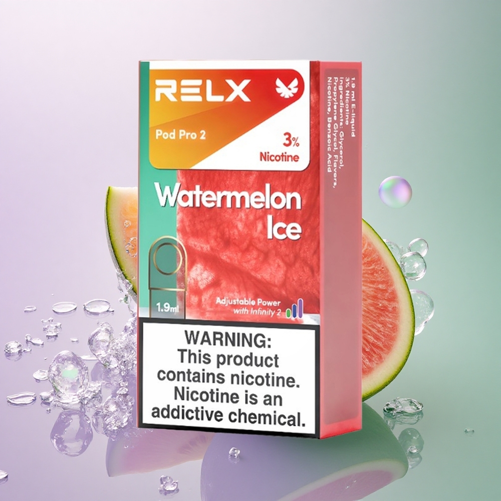 Relx Pod Pro 2 Vape Device Vandmelon Is 1.9ml 6.5W Nicotin 30mg/ml